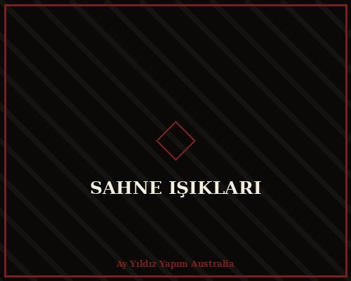Prova sırasında sahne ışıkları altında oyuncular
