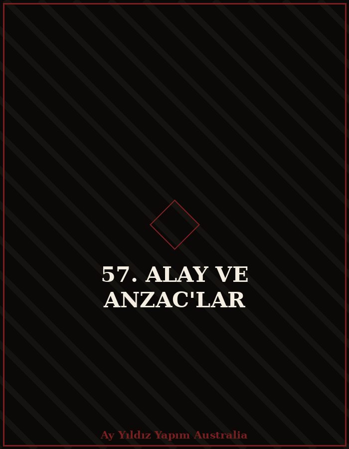 57. Alay ve ANZAC'lar oyunundan sahne görüntüsü